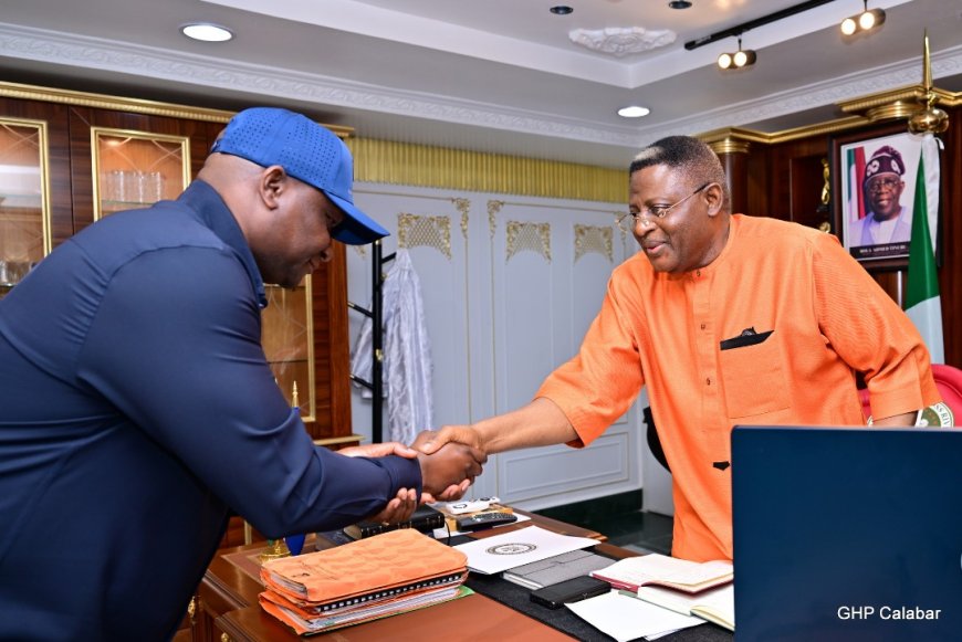 Cross River, NDDC Strengthen Partnership as Gov Otu Hosts Commission MD