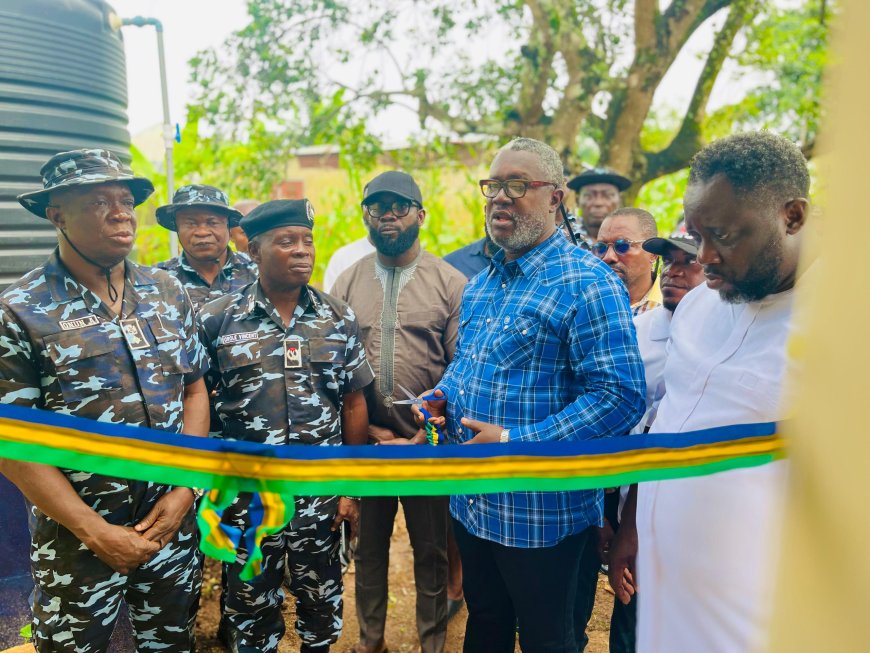 Sen Eteng Inaugurates Ultra-Modern Toilets at Ikom Police Division, Promises More Dividends of Democracy