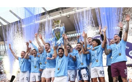 Manchester City clinch the treble