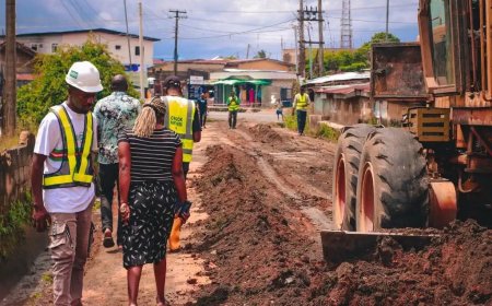 Poor Roads in Calabar South; Otu Commences Road Construction and Rehabilitation