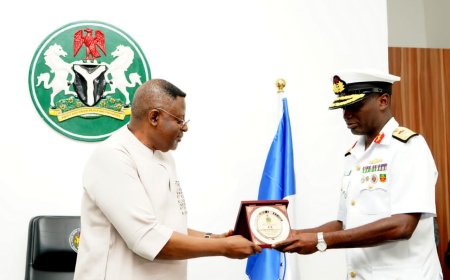 Gov. Otu Assures Navy Of Support, Harps On Maritime Safety
