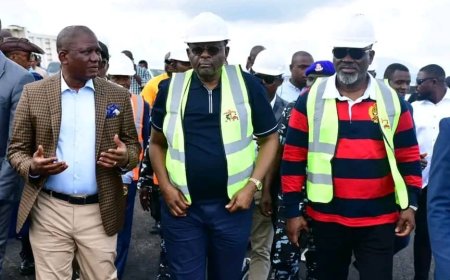 Governor Otu Satisfied With Work At Obudu Cargo Airport, Pledges Completion