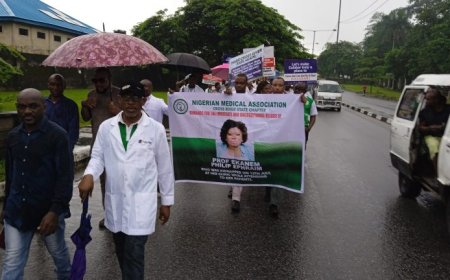 NMA Protests Over Kidnapped Member In Calabar