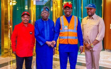 Labour Unions To Suspend Further Protest After Fruitful Meeting With President Tinubu