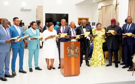 Dr. Ayuk Appointed Health Commissioner As Governor Otu Inaugurates Exco