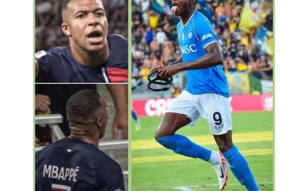 EUROPE'S WEEKEND FOOTBALL: Mbappe, Osimhen Open Goal Account At Respective Clubs