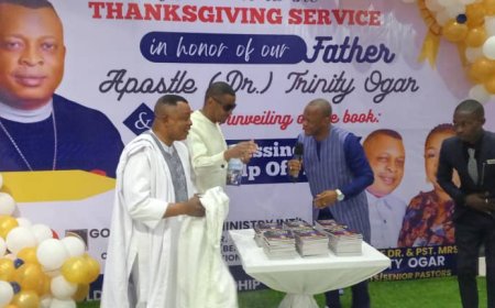 C'River PFN Chairman Unveils Book, Thanks God Amid Goodwill, Accolades