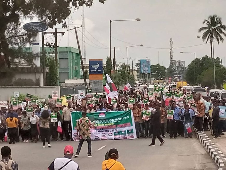 C'River: NLC Protests Against Effects Of Subsidy Removal, Warns Against Anti-people Policies
