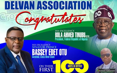 Delvan Salutes Tinubu, Otu As Duo Marks 100 Days In Office