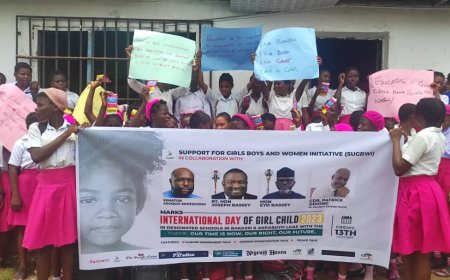 SUGBWi Marks International Day of the Girl Child, Calls for Gender Equity
