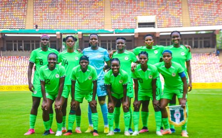 Photo News: Full Time... Super Falcons of Nigeria 4 Feisty Lady's Of Ethiopia 0