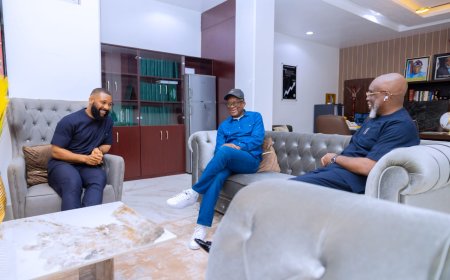 Photo news: Sports Minister's Visit to Coal City Gov't house in pictures