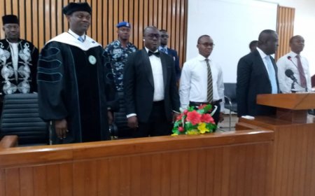 Photo News: Cross River governor, Sen. Bassey Otu, represented by Speaker of the State House of Assembly, Rt. Hon. Elvert Ayambem, Dr Victor Ukorebi, International Area Manager BYU Pathway Worldwide, Stake Presidents and Graduates of the BYU Pathway Worldwide at the graduation ceremony in Calabar.
