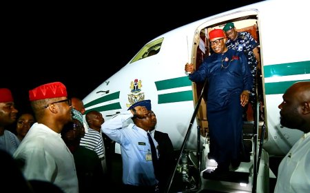 Akpabio, Over 20 Senators Storm Calabar For Ekpenyong's Thanksgiving Service