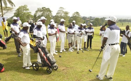 Calabar Golf Captain/Lady Captain's Inaugural Tourney: CDS, Golf Enthusiasts Advocate Promotion Of National Security, Integration Through Sports
