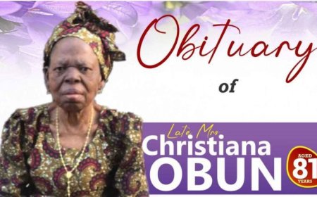 Otu Extols Mama Christiana Obun As He Condoles With Bereaved Family