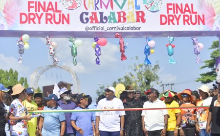 Gov Otu Flags Off 3rd Carnival Dry Run, Describes  Theme As Apt