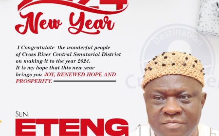 New Year: Senator Williams Felicitates Constituents, Assures Of Projects Execution, Empowerment In 2024