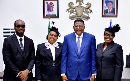 Gov. Otu Charges New State Judges To Live Above Board, Restore Faith In Judiciary