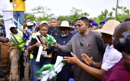 PRESS RELEASE: Gov Otu flags-off 12,000 hectares land development project for arable crops cultivation