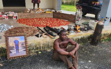 C'River: Police Discovers Gun Plant At Abi Community, Nabs Owner
