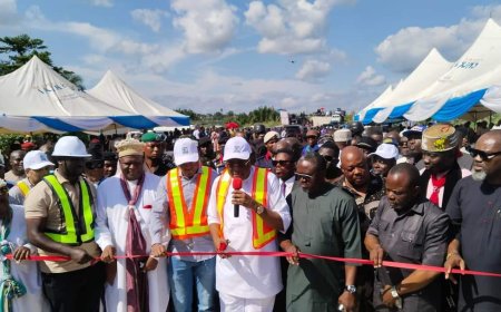 Gov Otu Flags-off Adiabo-Ikoneto Road Construction