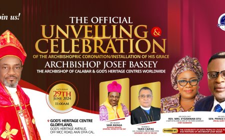 Calabar: 3000 Christian Faithfuls To Storm Josef Bassey's Archbishopric Installation June 29
