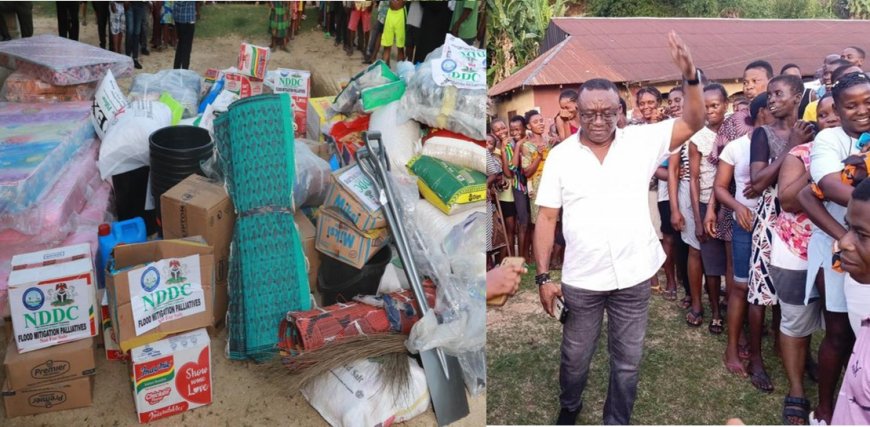 Orok Duke Pledges More NDDC Interventions In C'River ... Distributes Relief Materials In Odukpani, Calabar South And Bakassi Communities