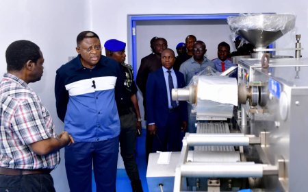 C'River CALAPHARM To Commence Operations In September As Otu Inspects Facilities
