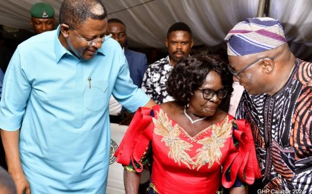 Sen. Otu Celebrates Mrs. Magdalene Abang at 85