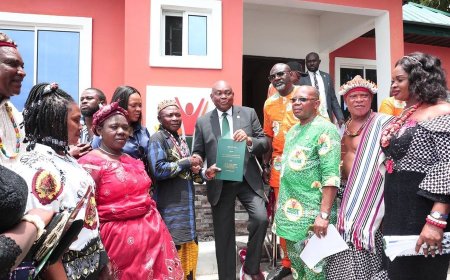 Promise Fulfilled: A'Ibom Governor Hands Over Home To Ex-corps Member's Family In C'River