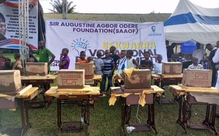 Odere Foundation Empowers 100 Bekwarra Farmers With Soft Grant, Fertilizers,  Grinding Machines, Sewing Machines