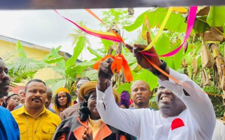 Plaudits Trail Otu's Commissioner Over Modern Toilets, Sewing Machines, Cash Donations To Church, Constituents