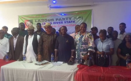Fmr NLC Boss, Ushie, Takes Over  As C'River LP Chairman,  Urges Members to Brace Up For Pending LG Polls
