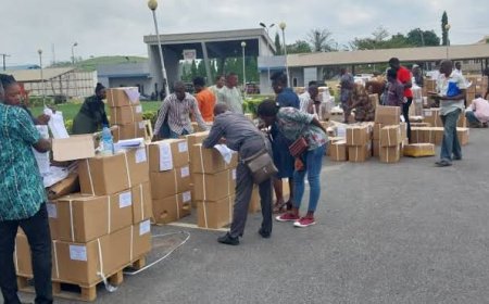 Breaking...  Edo Poll: INEC Begins Distribution of Materials