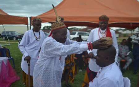 Okurubong Traditional Rulers Confers Chieftaincy On Benue-Born Philanthropist