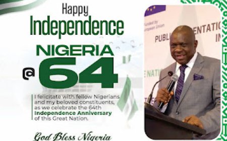 Sen. Eteng Williams Celebrates Nigerians For Steadfastness, Loyalty At 64th Anniversary