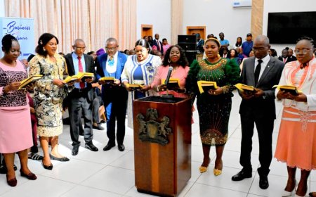 Governor Otu Inaugurates 27 New Permanent Secretaries