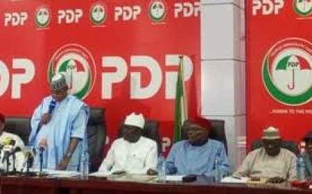 PDP Factions Fight Dirty As NWC Allegedly Suspends National Chairman, Secretary Over Anti Party  Activities In Rivers State