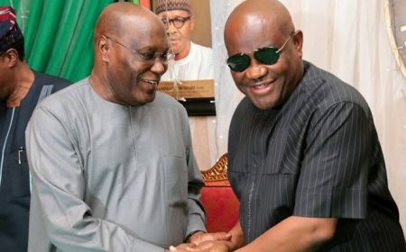 POLITICS...  Atiku, Wike Battle Soul of PDP As Governors Convene Emergency Meeting