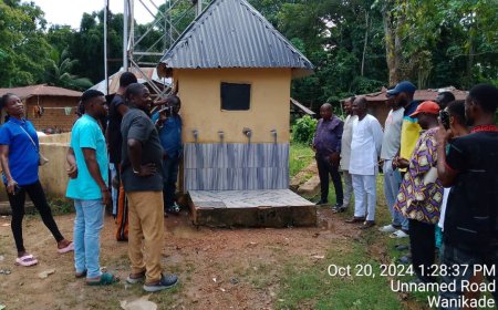 Senator Jarigbe Inaugurates  Mini Water Project In Yala Community