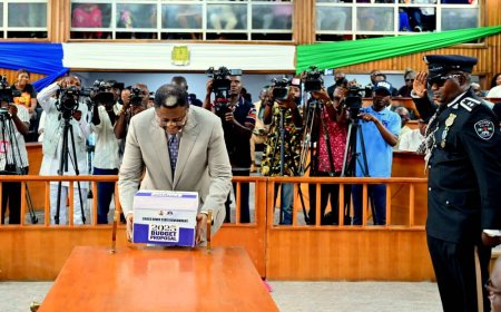 BREAKING:  2025 Budget: C'River  Gov, Otu, Proposes N498 Billion For 2025 As Infrastructure, Education, Health, Judiciary, Assembly, Aviation Top Chart
