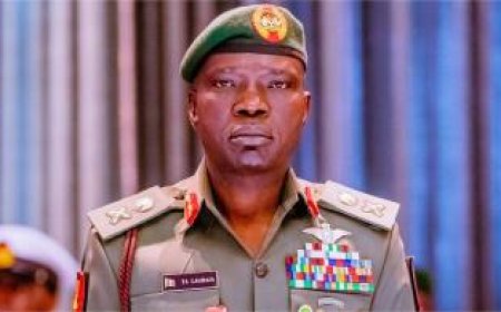 BREAKING:  Body of Late Chief of Army Staff Arrives Nigeria