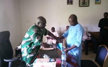 Etung Chairman, Anom, Assumes Duty, Sues For Cooperation Among Management, Staff