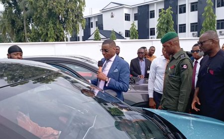 PRESS STATEMENT:  Governor Otu Presents Official Vehicles to Vice Chairmen of Council