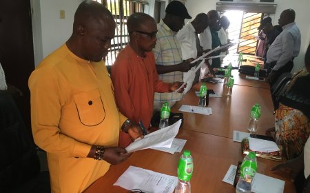 C' RIver NULGE Inaugurates New Exco, Promises To Prioritise Members' Welfare