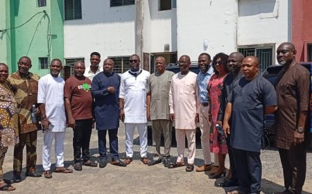 PICTORIALS FROM INAUGURATION OF CROSS RIVER STATE PDP ACTING CHAIRMAN, EDIBE, VICE CHAIRMAN NORTH, UDAYI, HELD AT PARTY SECRETARIAT, CALABAR