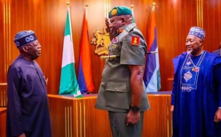 Tinibu Seeks NASS's Approval For  Lt.Gen. Oluyede As COAS