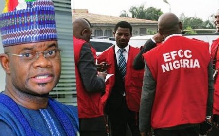 Finally, EFCC Detains Yahaya Bello Over Alleged N80bn Fraud