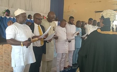 Ogoja LG Council Chairman Inaugurates EXCO